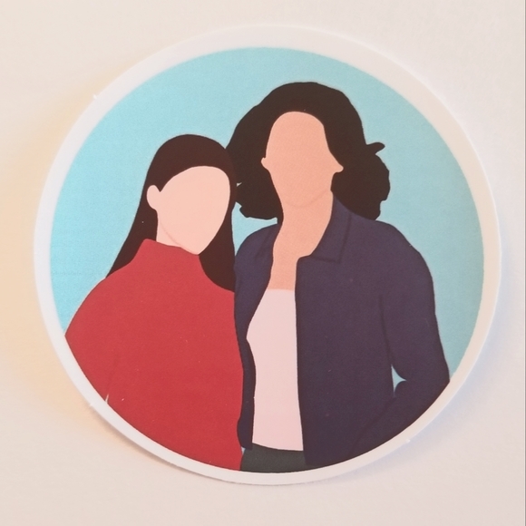 10/$10 Gilmore Girls Rory & Lorelai Sticker - Picture 1 of 1